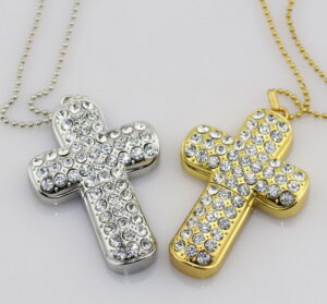 فلش مموری طرح صلیب جواهر